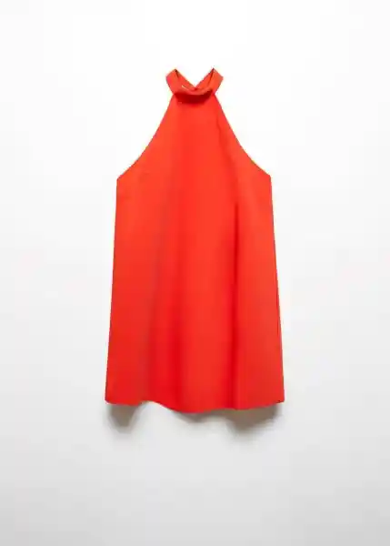 Vestido Bobiet Rojo Talla 18 Mujer Mango