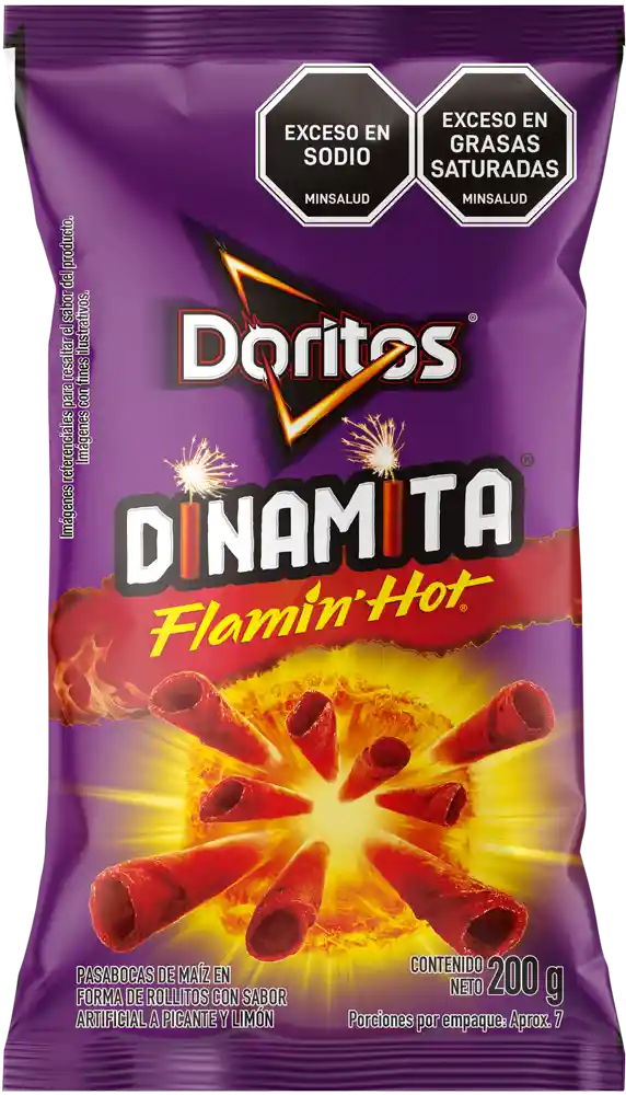 Doritos Snack Dinamita Flamin' Hot 200 g