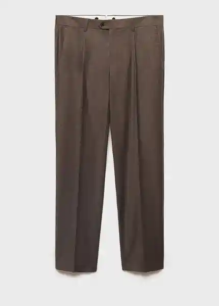 Pantalón Siena2 Marron Talla 48 Hombre Mango