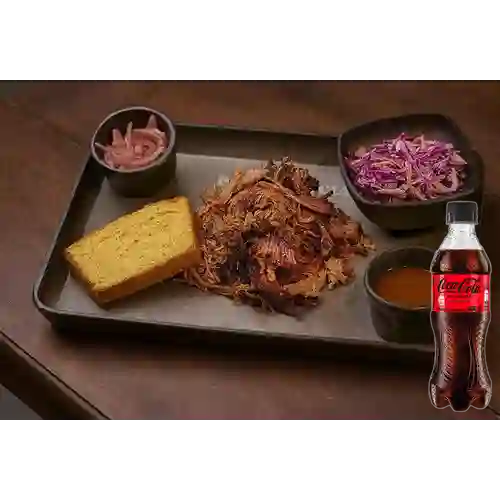 Combo Corte Pulled Pork + Coca-Cola Zero 400 ml
