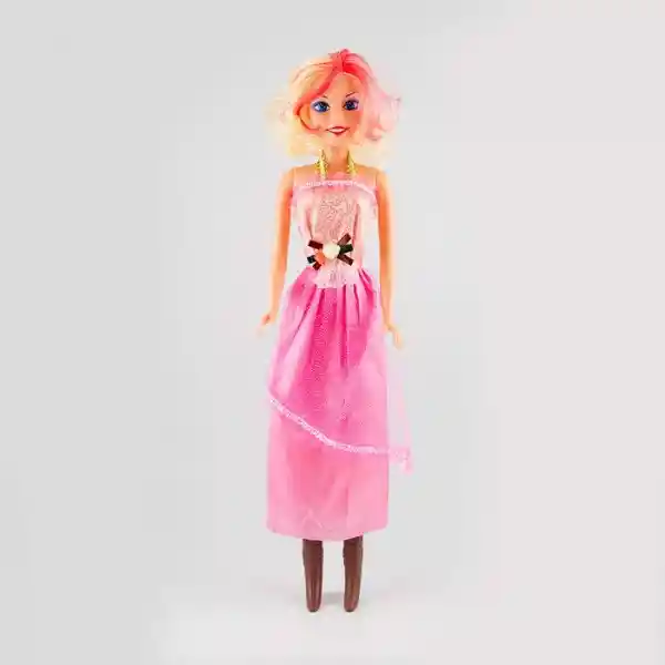 Maypa Muñeca Fashion Con Sonido Rosado 28 x 12 cm