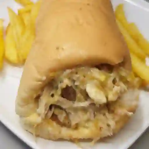 Perro Remontado Relleno