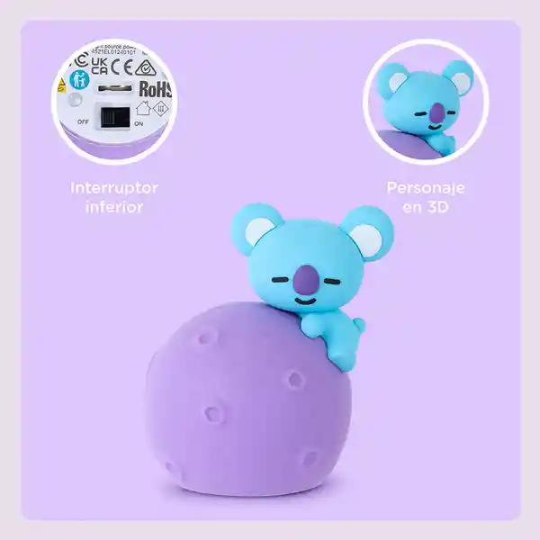 Lámpara de Noche Led Moon Rj Koya Miniso