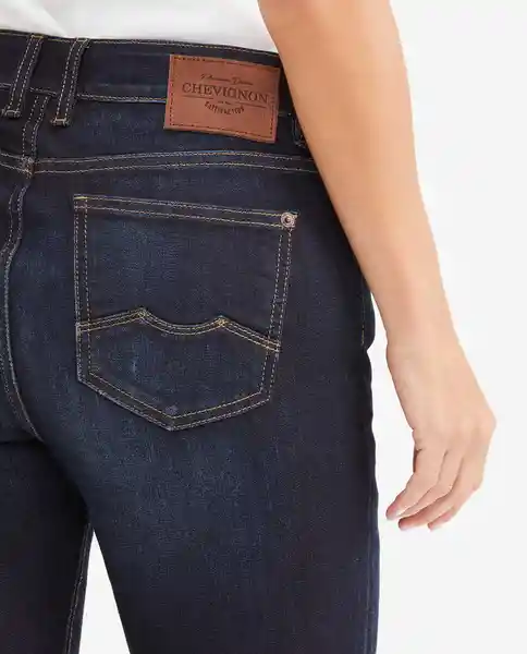 Jean Cosmo Mujer Azul Dark Talla 10 Chevignon