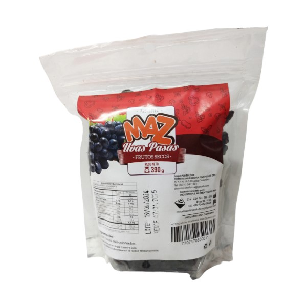 Maz Uvas Pasas 390 g