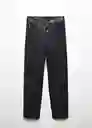 Pantalón Lille Negro Talla 46 Mujer Mango