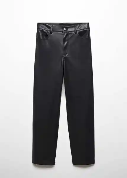 Pantalón Lille Negro Talla 46 Mujer Mango