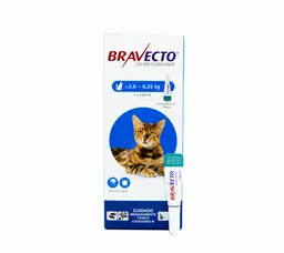 BRAVECTO Spot On Gatos 2.8 a 6.25 Kg 250MG