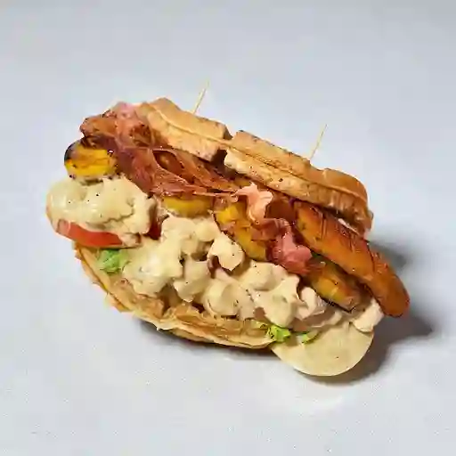 Waffle Chicken Burger