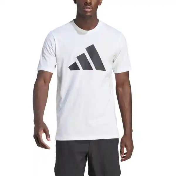 Adidas Camiseta Tr-es Fr Logo Para Hombre Blanco Talla L