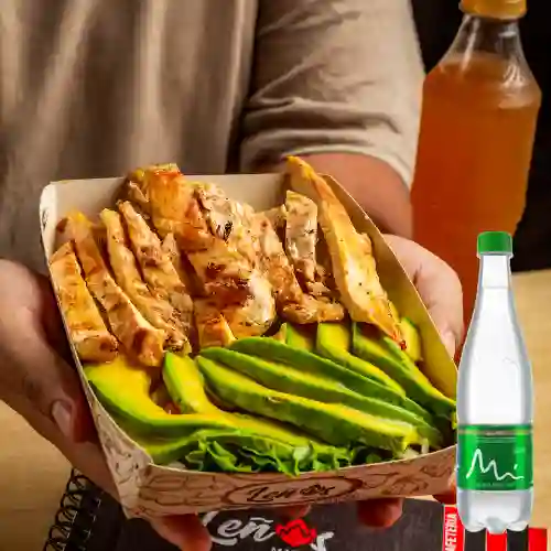 Combo Saludable + Manantial con Gas 600 ml