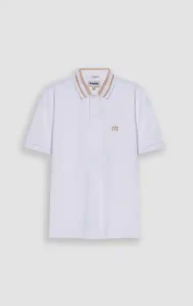 Camiseta Polo Hombre Talla M 802G084_BLA114001 Americanino