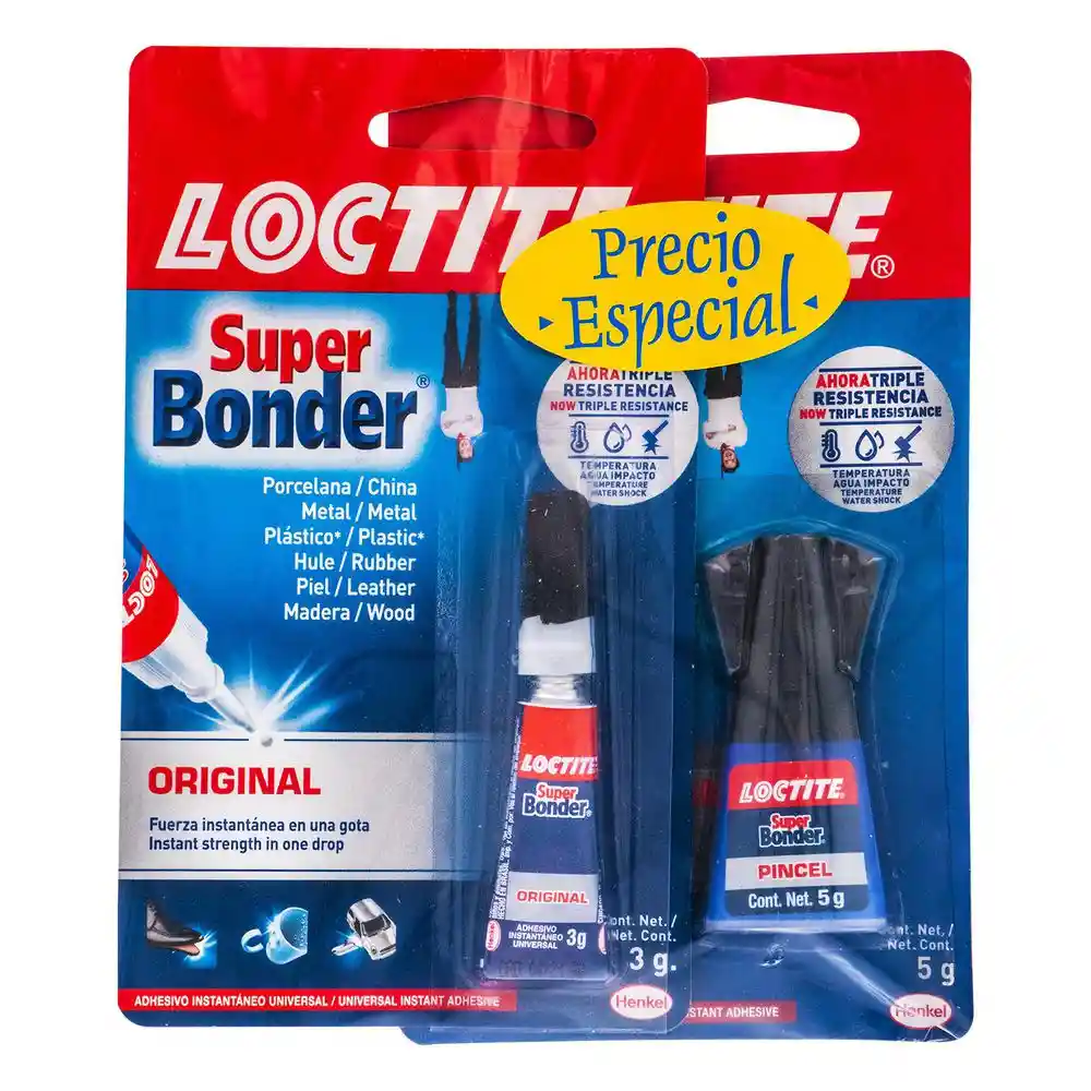 Loctite Oferta Super Bonder Pincel + Super Bonder Original