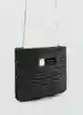 Bolso P Holbox Negro Talla 99 Mujer Mango