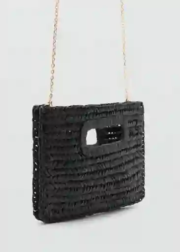 Bolso P Holbox Negro Talla 99 Mujer Mango