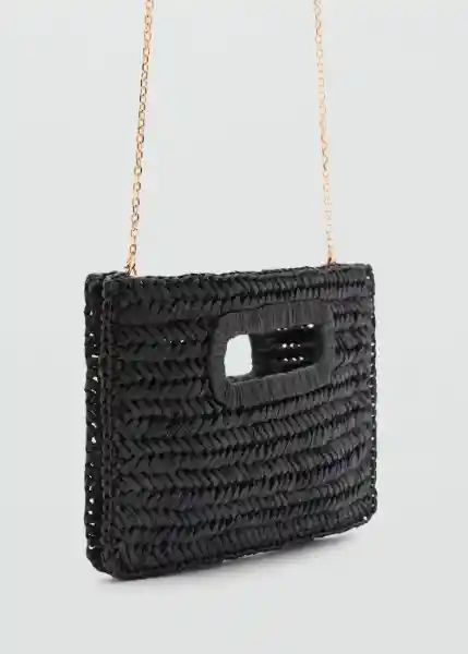 Bolso P Holbox Negro Talla 99 Mujer Mango