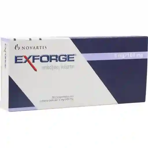 Exforge Amlodipino/ Valsartán (5 mg / 160 mg)