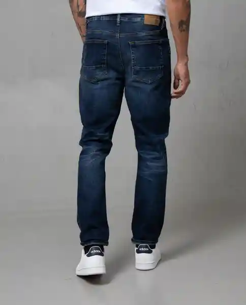 Jean Straight Hombre Azul Denim Medio T 30 51425 Rifle