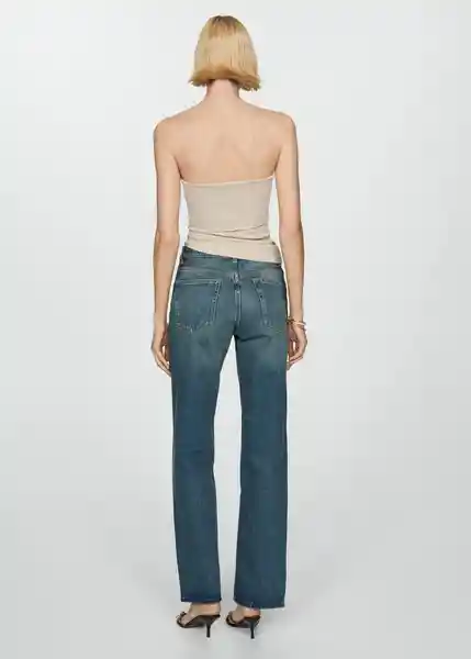 Top Paulina Piedra Talla XS  Mujer Mango
