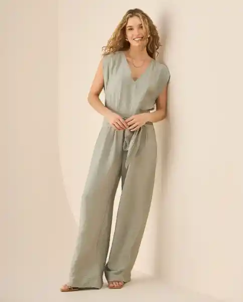 Vestido Verde Hibernal Claro Talla M 693G004 Esprit