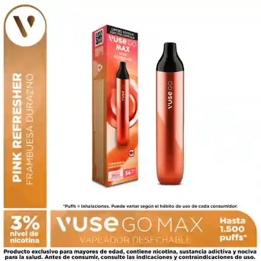 Vapeador Go Max Pink Refresher