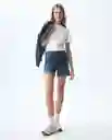 Short Mujer Azul Talla 10 351G001_AZU174021 Americanino
