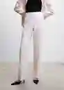 Pantalón Iguana Nude Talla S Mujer Mango