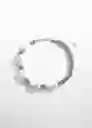Collar Olympia Plata Talla 99 Mujer Mango