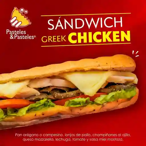 Sándwich Greek Chicken