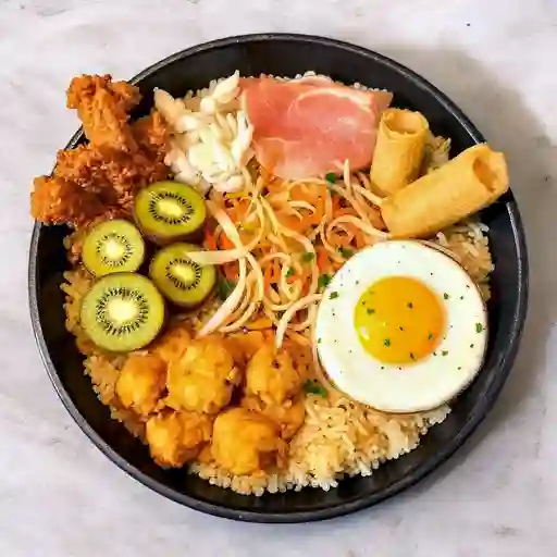 Bowl Pollo Crispy (Arroz O Pasta)