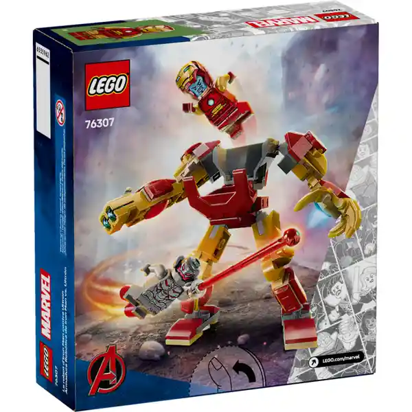 Set Construcción Armadura Robótica de Iron Man vs. Ultrón Lego
