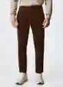 Pantalón Berdam Tabaco Talla 42 Hombre Mango