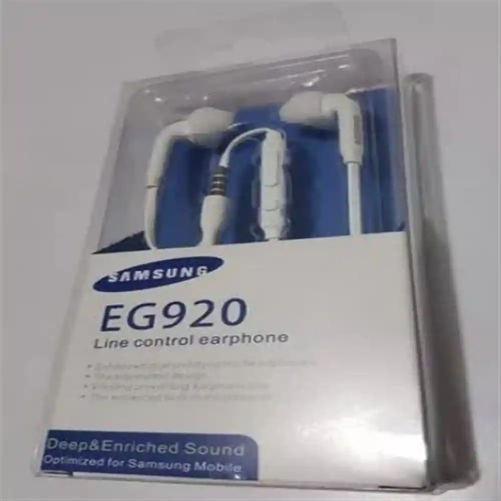 Samsung Audífonos Originales Cable Manos Libres Eg920