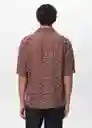 Camisa Chill Cereza Talla S Hombre Mango