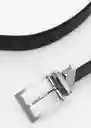 Cinturón Emili5 Negro Talla 90 Hombre Mango