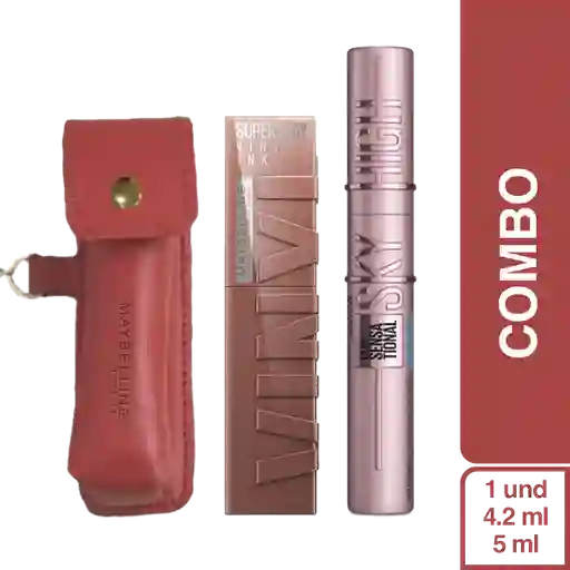 Combo Porta Labial + Vinyl Ink Punchy + Pestañina Sky High