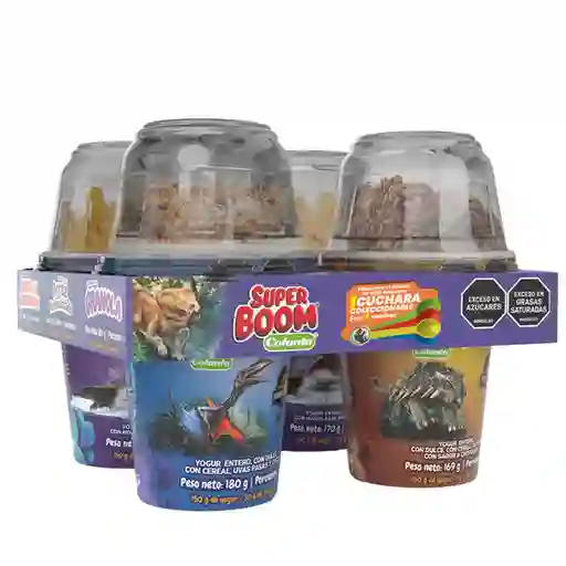 Paquete Yogur Con Cereal Surtido Colanta 170 g 169 g 180 g x 4 U