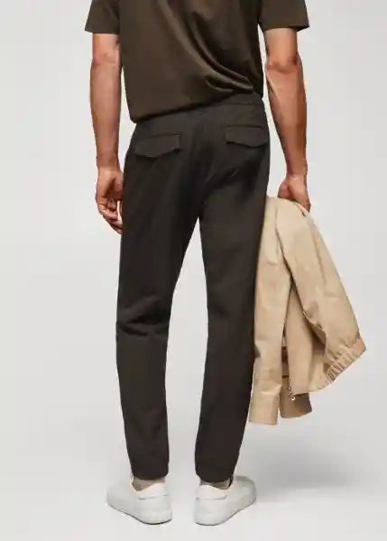 Pantalón Murlo Marrón Talla 42 Hombre Mango