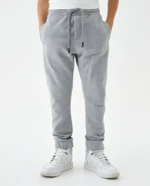 Jogger Pant Basic Niño Gris Fundido Medio Talla 14 Chevignon