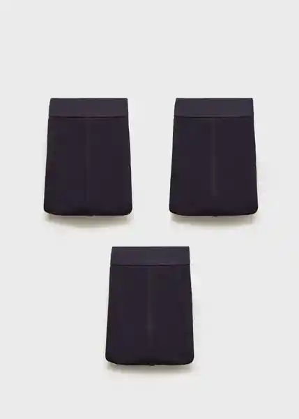 Pack Calzoncillos Triblue Navy Talla L Hombre Mango