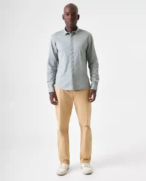 Camisa Hombre Verde Talla L 812G501_VER165804 Americanino