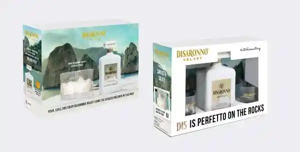 Disaronno Licor + Disaronno Vasos Amareto