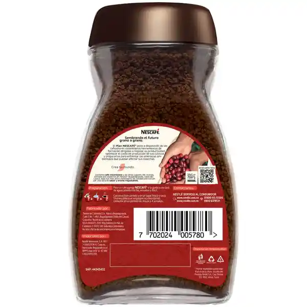 Café instantáneo NESCAFÉ Tradición x 85g