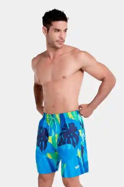 Pantaloneta Hawaian Garden Hombre 18 Pulgadas Talla XXL Speedo