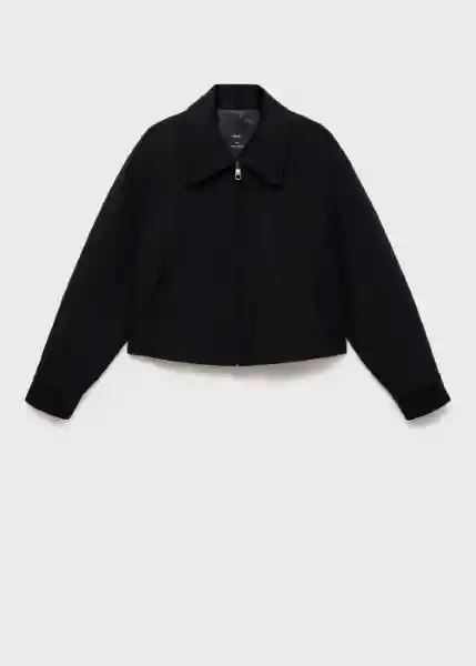 Chaqueta Candyx Negro Talla S Mujer Mango