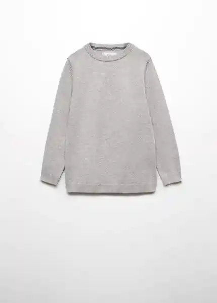 Jersey Hugo5 Gris Medio Vigoré Talla 10 Niños Mango