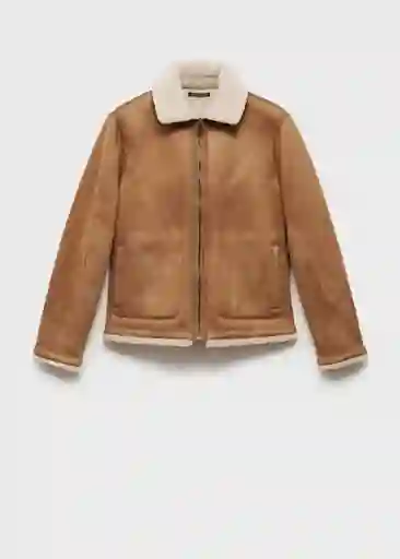 Chaqueta Idris Camel Talla M Hombre Mango