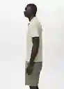 Camiseta Polo Taga Menta Talla L Hombre Mango