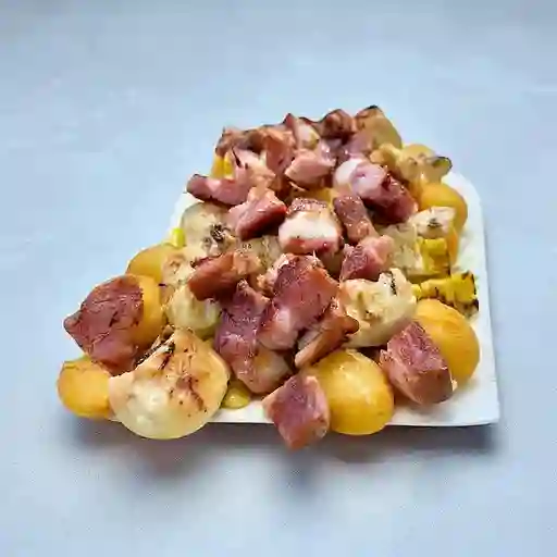 Costipapas con Pollo