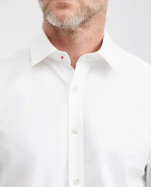 Camisa 3 Stitches Knob Crudo Cannoli Claro Talla M Chevignon